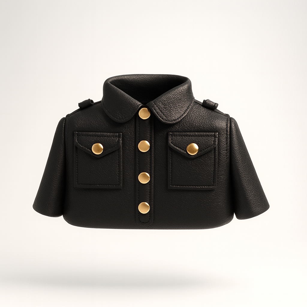 Luxe Mini Jacket Purse – Designer Statement Handbag for Modern Women