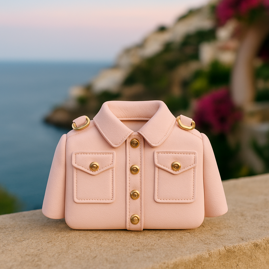 Luxe Mini Jacket Purse – Designer Statement Handbag for Modern Women