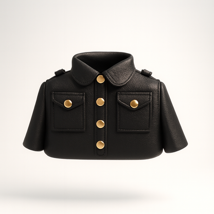 Luxe Mini Jacket Purse – Designer Statement Handbag for Modern Women